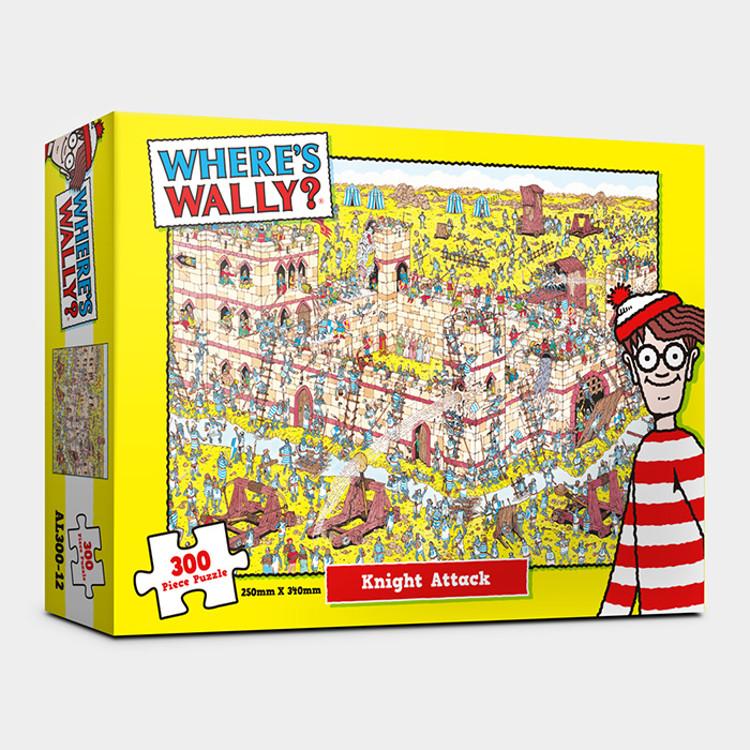 300-piece Jigsaw Puzzle - Find Wally Knights' Attack, Popular Korean Puzzle