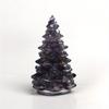 1Pc Natural Stone Crystal Resin Christmas Tree For Home Decor, Bring Good Luck, Healing, And Energy Balance