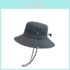 Mens Wide Brim Sun Hat With Adjustable Flap For Outdoor Fishing And Hiking