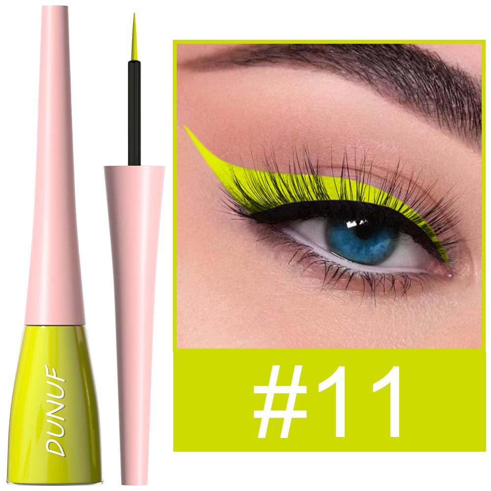 18 colori eyeliner liquido ad asciugatura rapida impermeabile eyeliner a lunga tenuta ombretto sistema di colori misti eyeliner penne per trucco occhi glamour