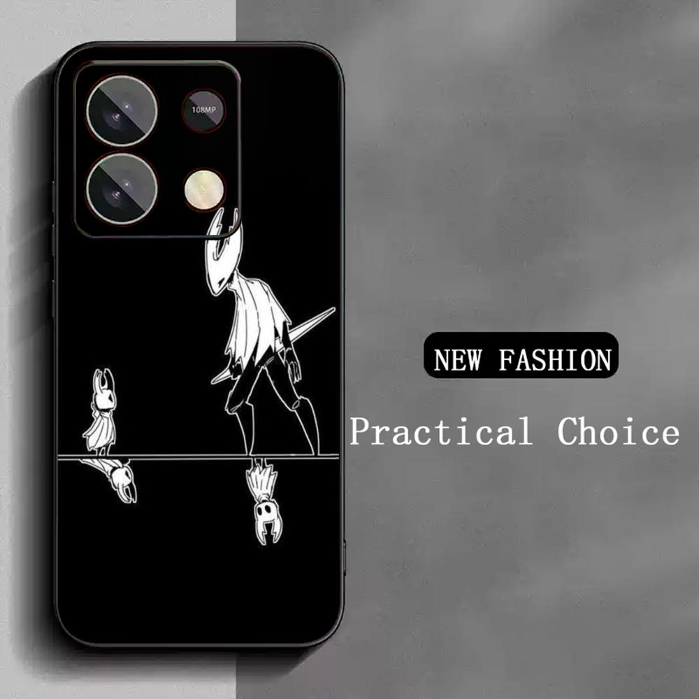 Hollow Knights game fashion pattern Phone Case For Redmi Note 14 13 12 11 Pro Plus S 5G 14C A3 Soft Black Phone Cover