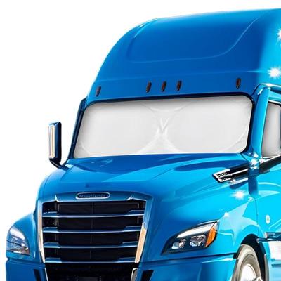 Truck Front Windshield Sunshade - 240T Silver-Coated, Thickened, Full Window Coverage