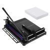 17inch Heavy Duty Paper Cutter with Double Safety Protection 400 Sheets Capacity for Classroom Crafting Cardstock Art Projects