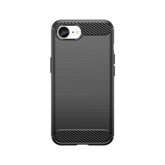 

Phone Case For iPhone 16e ,flexible Tpu Fiber Protective Cover For iPhone 16e чёрный
