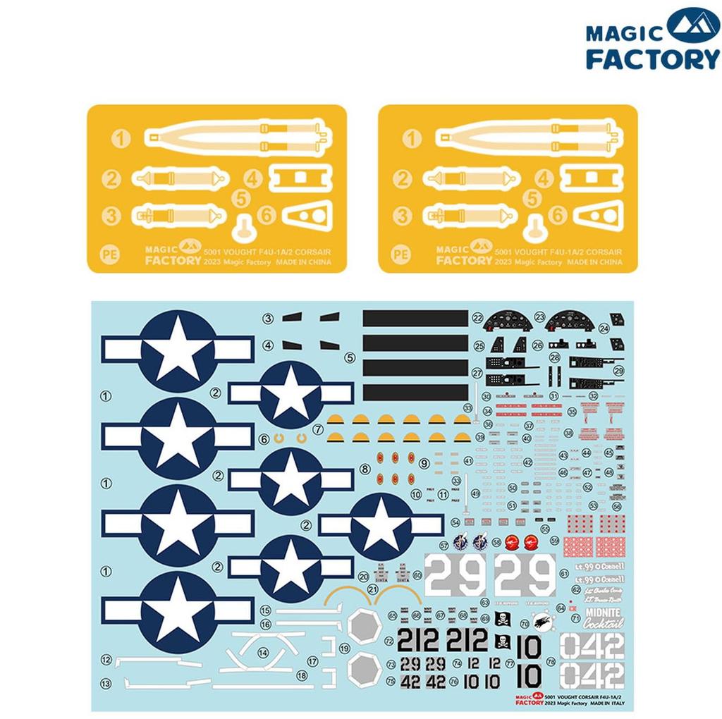 Magic Factory Vought Corsair Dual Combo Limited Edition Plastic Model Kit MGF5001 1/48 F4U-1A/2