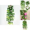 Exquisite Artificial Silk Morning Glory Flower Vine Perfect For Vibrant Home Wall Decoration