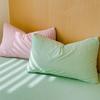 Ins Korean Style Pink Plaid Bedding Set 2025 New No Filling Warm Twin Full Queen Size Girls Bed Sheet Set With Pillowcases