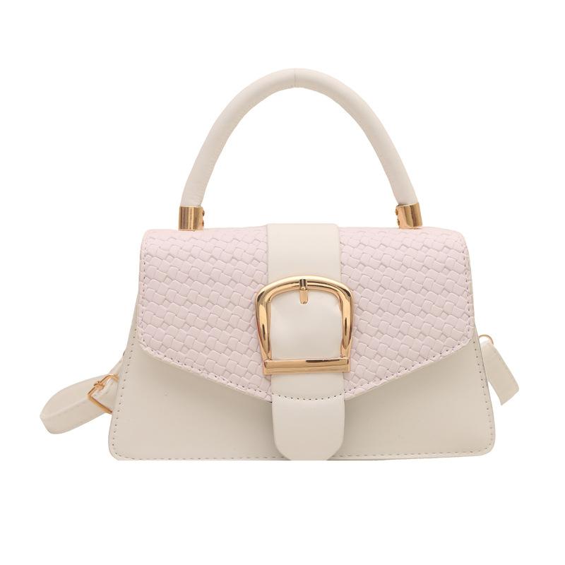 Textured Retro Fashion Handbag Women's 2025 New Casual and Beautiful Simple Shoulder Messenger Small Square Bag