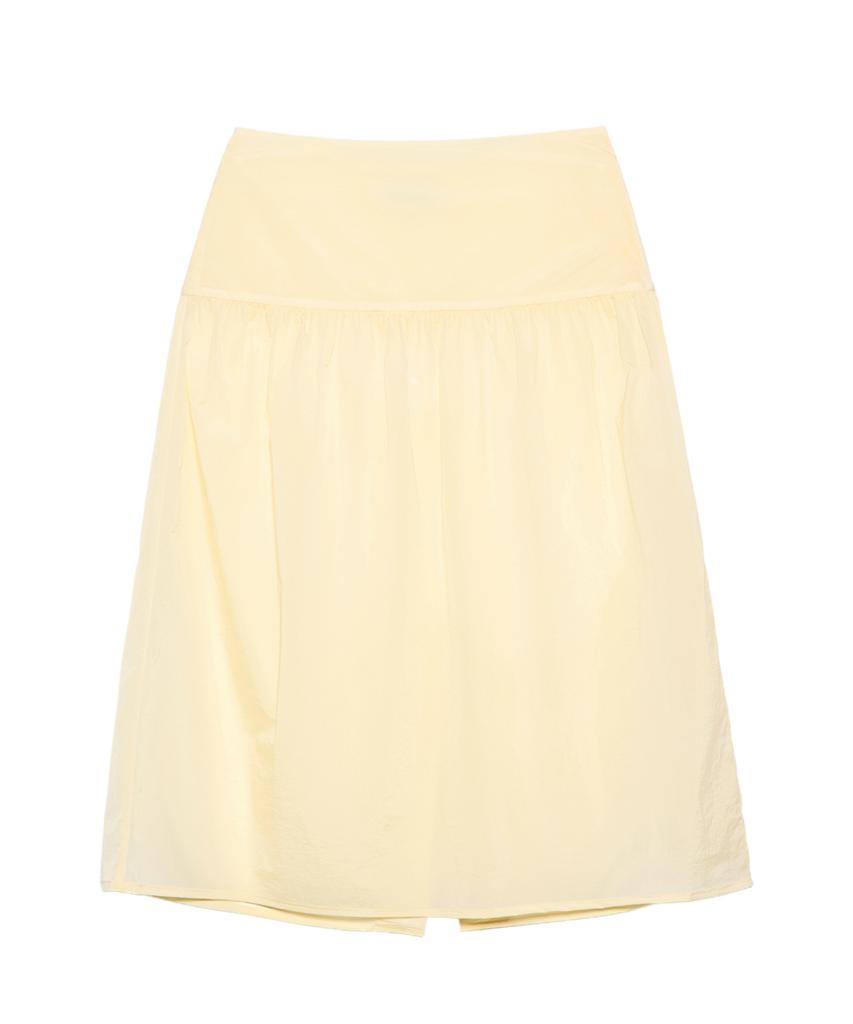 GYEONG Sheer Skirt_Butter