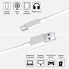 1m USB to Type C Data Line 5A Quick Charging Power Cable Wire Supports Stable Data Transfer for Tablets Phones