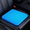 Honeycomb Gel Seat Cushion, Breathable and Cooling Chair Cushion for Summer, Car Silicone Cooling Cushion, Thickened and Comfortable Seat Cushion.