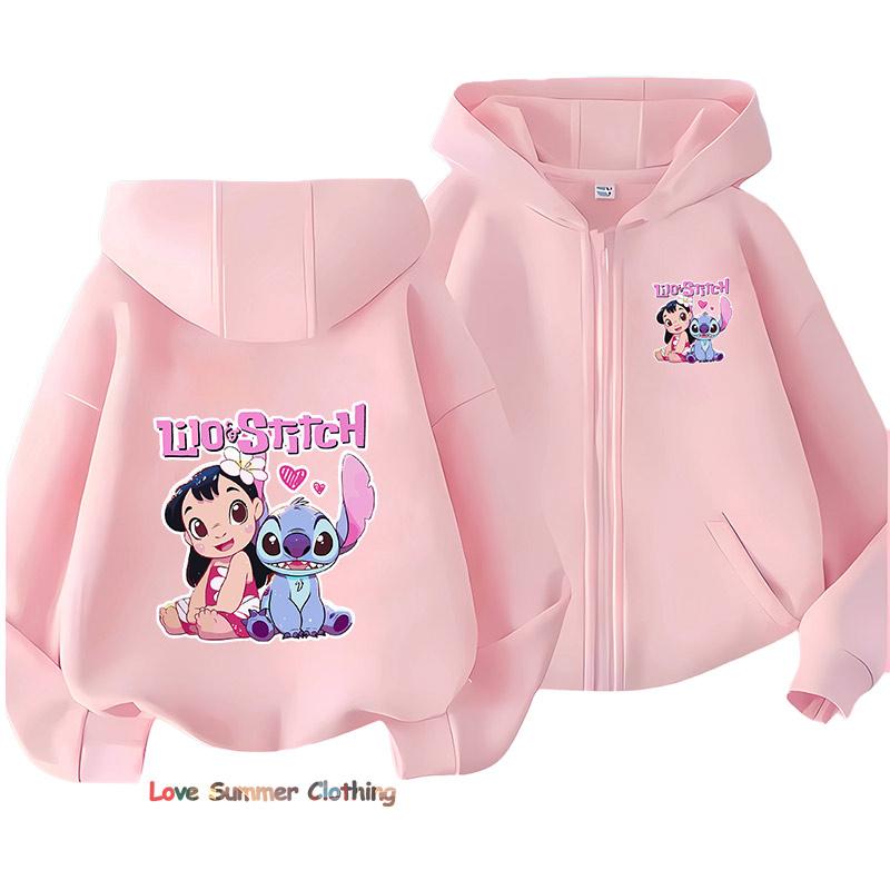 Disney Jongens Hoodie Ritssluiting stiksel Meisjes Herfst Capuchonjas Rit Herfst Pullover Casual Hoodie Maat 100-160cm 100
