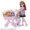 Takara Tomy Everyone Out and About Pretend Play Ages 3 and Up Licca-chan LF-11 3-Way! Stroller, Dress-Up, Toy,