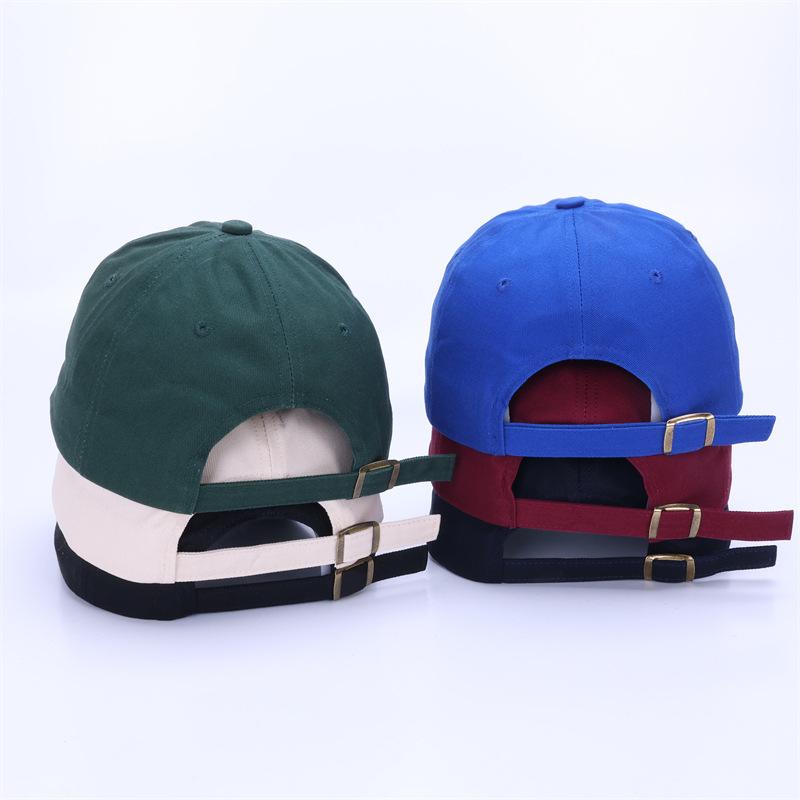 New Fashion Ethnic Curved Embroidered Letters BOSTON 6-Panel Baseball Cap Spring Summer Cotton Sunshade Men All-match