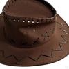 Cowboy Hat with Bandana Cosplay Accessories Casual Sun Hats Women Men Summer Cowgirl Halloween