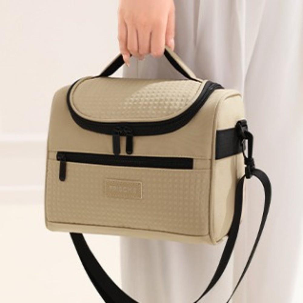 Heat Preservation Lunch Bag PEVA Insulated Bag Handbag Picnic Bag  Food Fresh