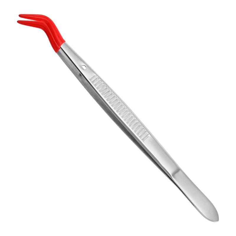 Curved Eyebrow Tweezers Super Hard Beauty Tweezers Stainless Steel Tweezers Pointed For Pet Grooming Eyebrow Trimming Eyelash