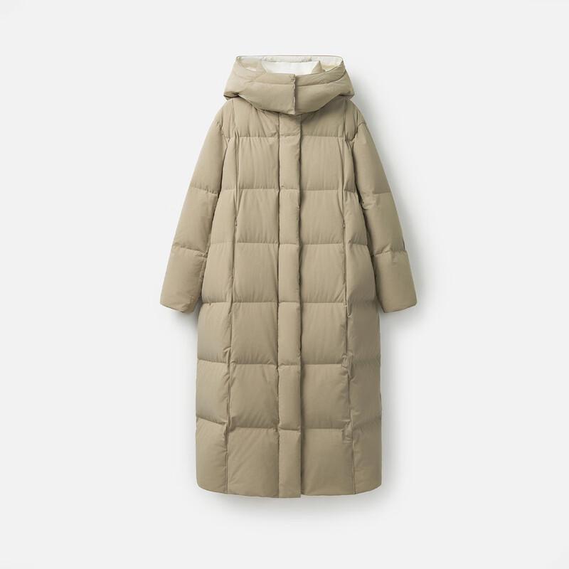 Broadcast Women's Plaid Quilted Mid-Length Down Jacket