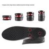 Adjustable Invisible Height Increasing Insole with PU Shock Absorbing Air Cushion for Men and Women, 3-7.5 cm.