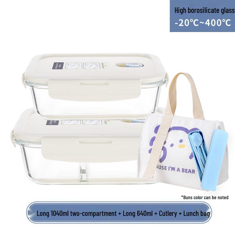 High Borosilicate Glass Lunch Box Set