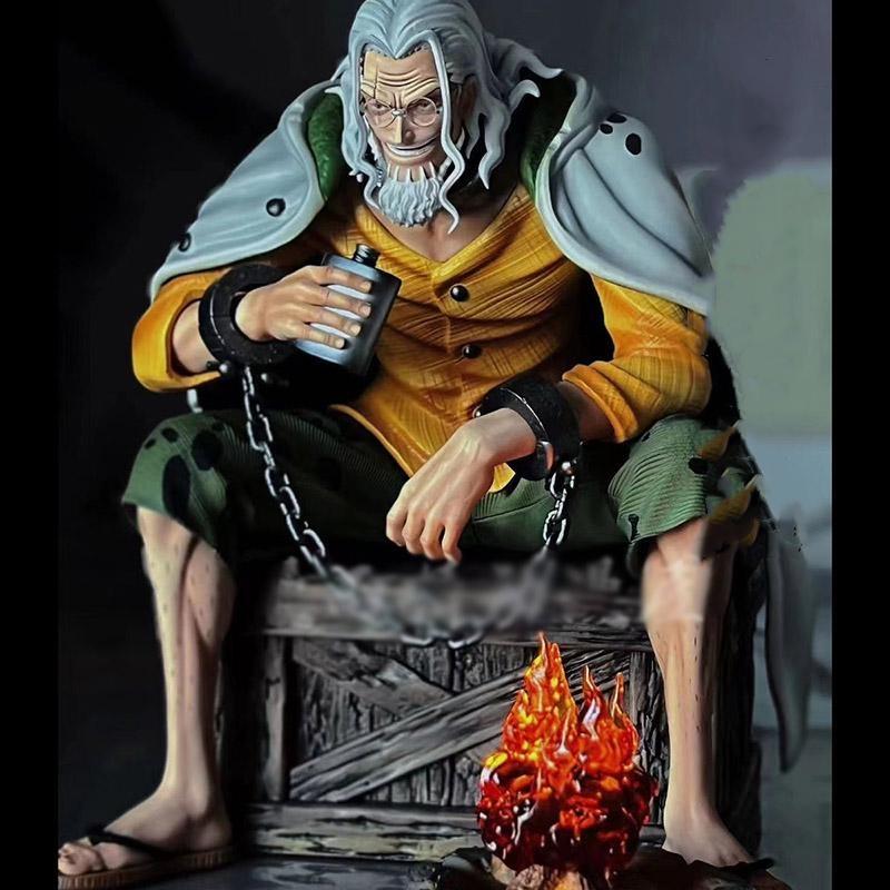 One Piece Figure Silvers Rayleigh Special Bonfire Livrare Figurine de acțiune Shanks Anime PVC Collection Model Toys Cadouri de aniversare
