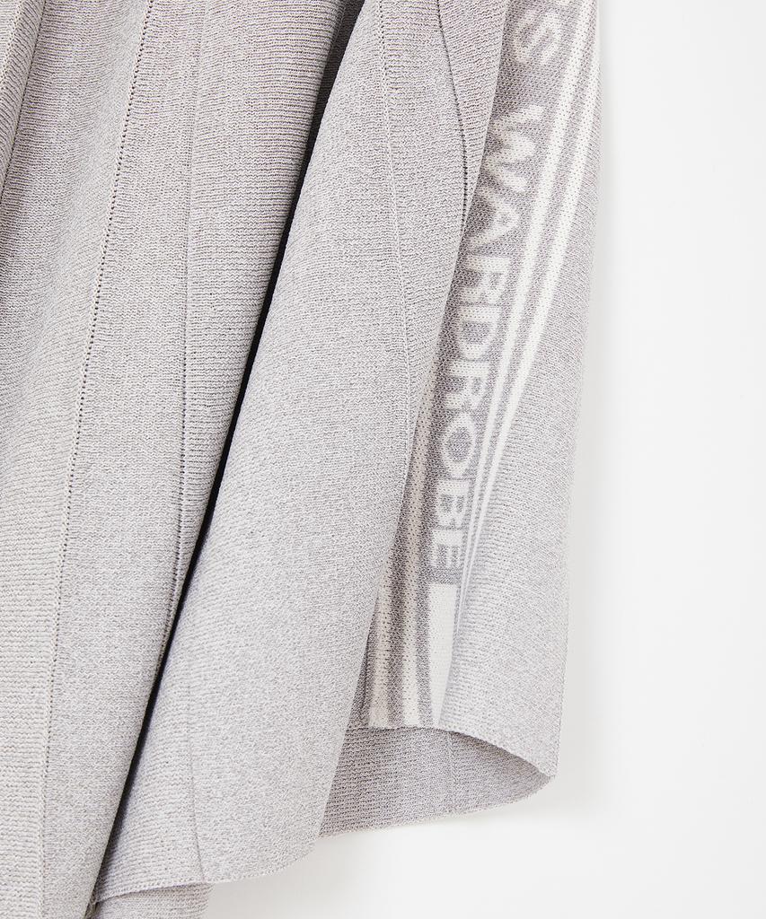 AOW Houndtooth Collar Knit Skirt