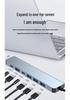 Dual-Head USB-C Docking Station: 8-in-1 Multi-Function Charger & Data Hub for Laptops