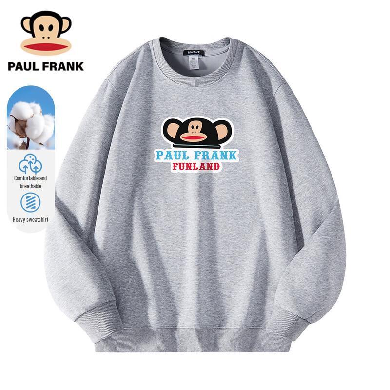 Paul Frank Men s Solid Color Casual Crewneck Sweatshirt S