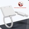 2-In-1 Audio Adapter Usb C To 3.5 Mm Jack Type-C Charging 3.5Mm Aux Cable For Samsung Xiaomi Huawei Wired Headphones Connector