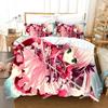 Top Anime Girl Bedding Set Cartoon Fashion 3D Print Comforter Luxury Queen King Single Duvet Cover Set Home Textile Decor Modern