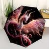 1pc Enchanted Celestial Dragon Automatic, Cute Cartoon Pattern, Portable Outdoor Umbrella, Perfect, Holiday Gift for fans.C067