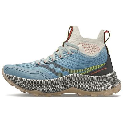 Scarpe Runshield da Trail Running Leggere Ammortizzanti Antiscivolo Resistenti Mid Top Scarpe da Corsa da Donna Blu Nero S10646-06