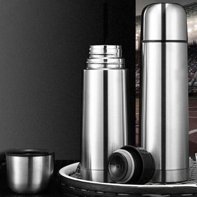 Botella de café portátil de doble capa, termo, taza de agua del té, jarra térmica