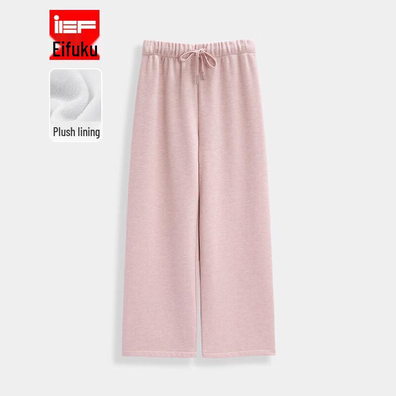 

IEF Women s Fleece-Lined Wide-Leg Casual Pants XL