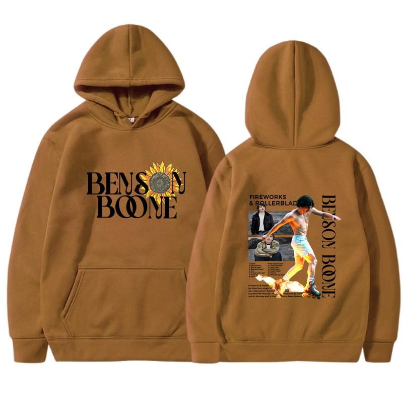 Außenhandel heißer Hoodie Harajuku humorvolles Benson Boone Sweatshirt langärmliger Herren- und Damen-Pullover modisch