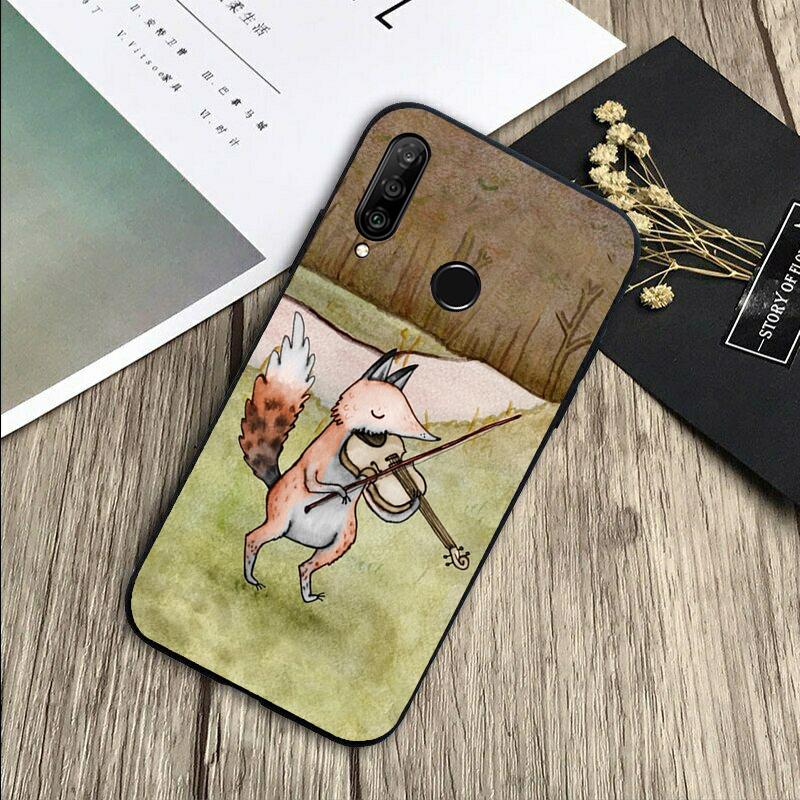Winter Fox Foxes For Huawei Nova 8i 11i 12i 12s 9 10 SE Y60 Y70 Y90 Y72 Y73 Y61 Y91 P60 Pro P30 P40 Lite Case