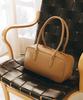 Komorebi Museum B02-4 Cow Leather Baguette Tote Bag_Leather Etoupe