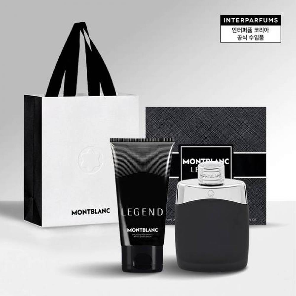 Montblanc Legend After Shave Lotion 100ml   Balm 150ml Gift Set Single option