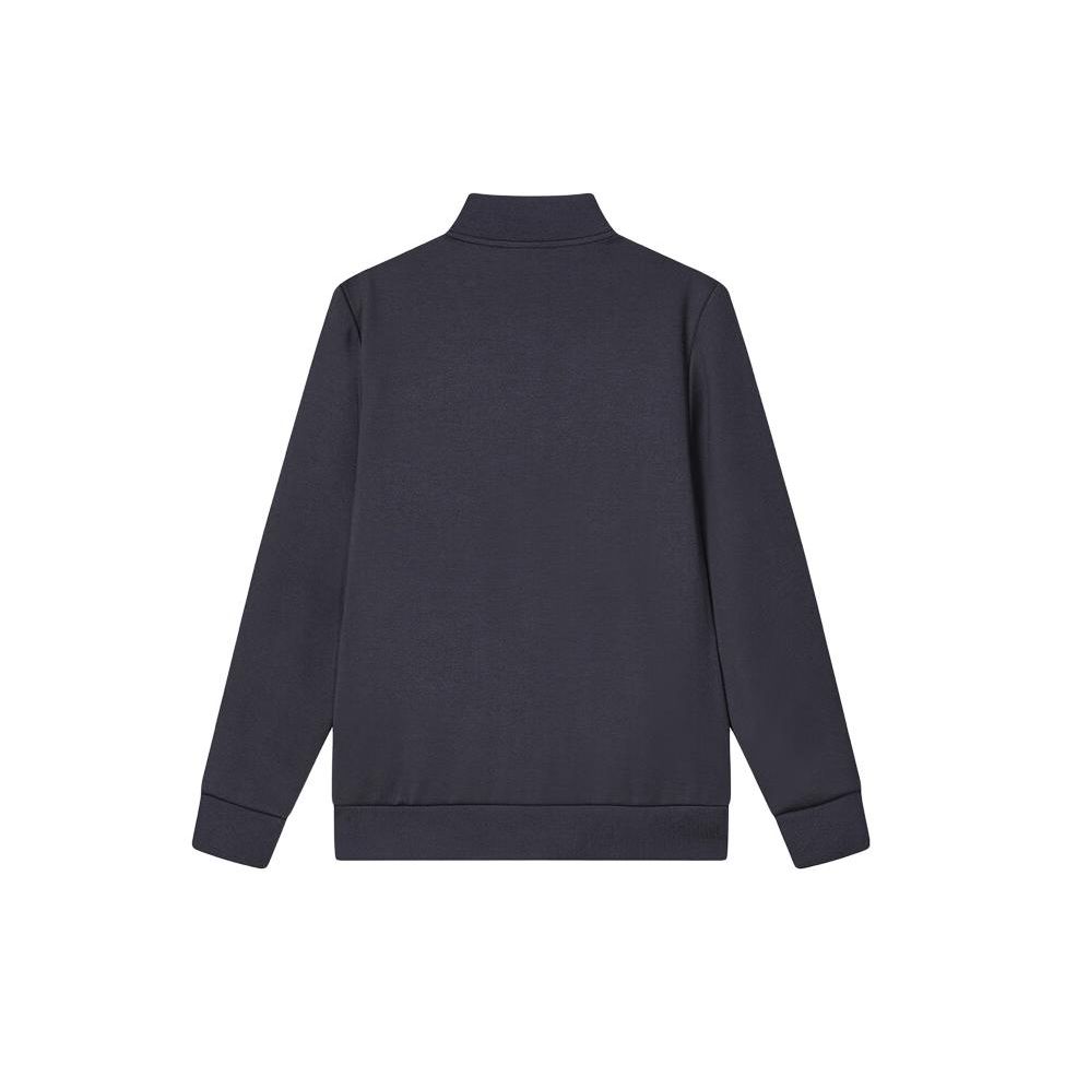 Fila Letter Zip Baseball Collar Long Sleeve Jacket Men Jacket Legendary-Blue F11M411501F-NV