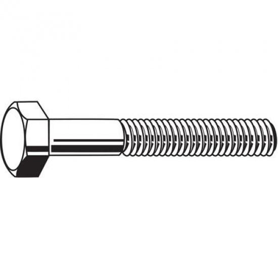 3/8 -24 x 2-1/4  Grade 18-8 (304) Plain Hex Head Cap Screw, 25 pk.