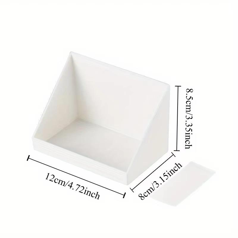 

3 шт. Наклонный ящик для хранения Креативный и удобный ящик для хранения с разделителями Организуйтесь с нашим многосекционным ящиком для хранения 3pcs