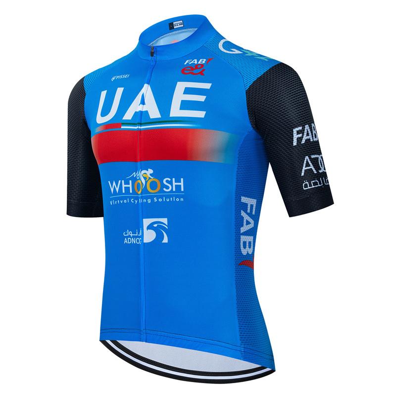 Set de tricou pentru ciclism din Emiratele Arabe Unite 2024, echipament pentru bărbați, îmbrăcăminte pentru ciclism cu mânecă scurtă