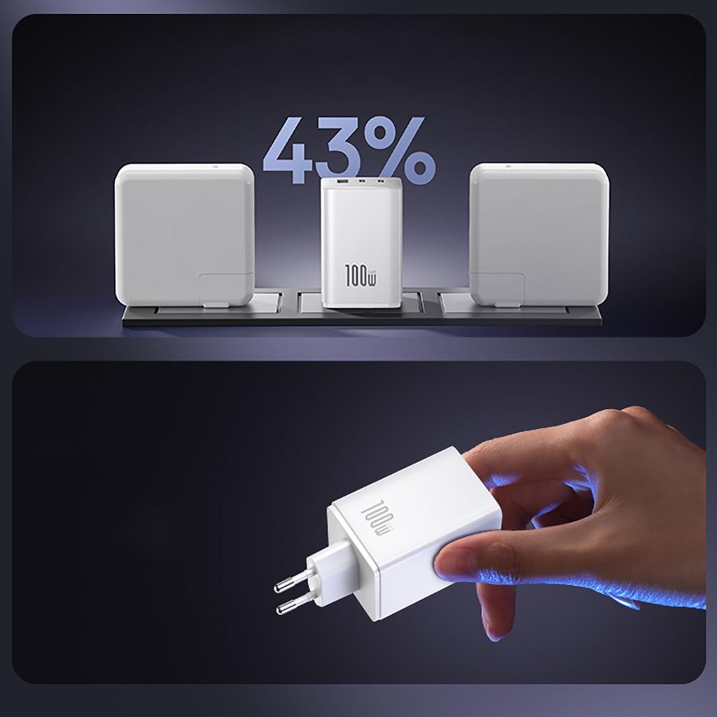 Ładowarka sieciowa EnerFill FE11 2x USB-C USB-A 100W - weiß
