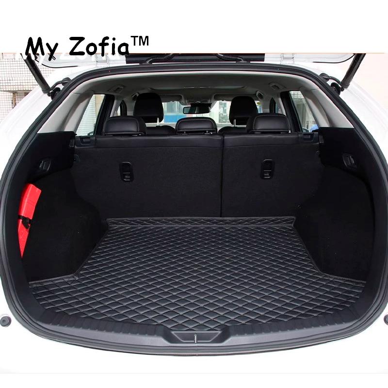 For Mazda CX-5 CX5 KF 2018 2019 2020 2021 2022 2023 2024 2025 Leather Rear Trunk Mat Liner Tray Carpet Pad Protector Accessories