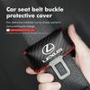 Car Seat Belt Buckle Cover Leather Protector Anti-collision Case For Lexus RX350 IS250 IS200 GS300 LX570 RC350 UX250h ES350