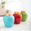 Creative Colorful Ceramic Candy Jar Portable Nuts Coffee Bean Medicinal Herb Storage Jar Household Moisture Proof Food Container