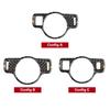 Carbon Fiber For Mercedes Benz W204 W212 W176 CLA GLA GLE GLK GL A B C E Class Headlight Switch Cover Trim Sticker