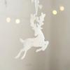 Cartoon Christmas Glitter Elk Pendants Hanging Christmas Tree Decoration  Holiday Party Supplies