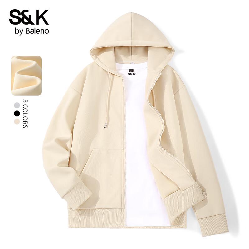 

Baleno Men s S&K Series Loose Fit Zip-Up Hoodie 3XL