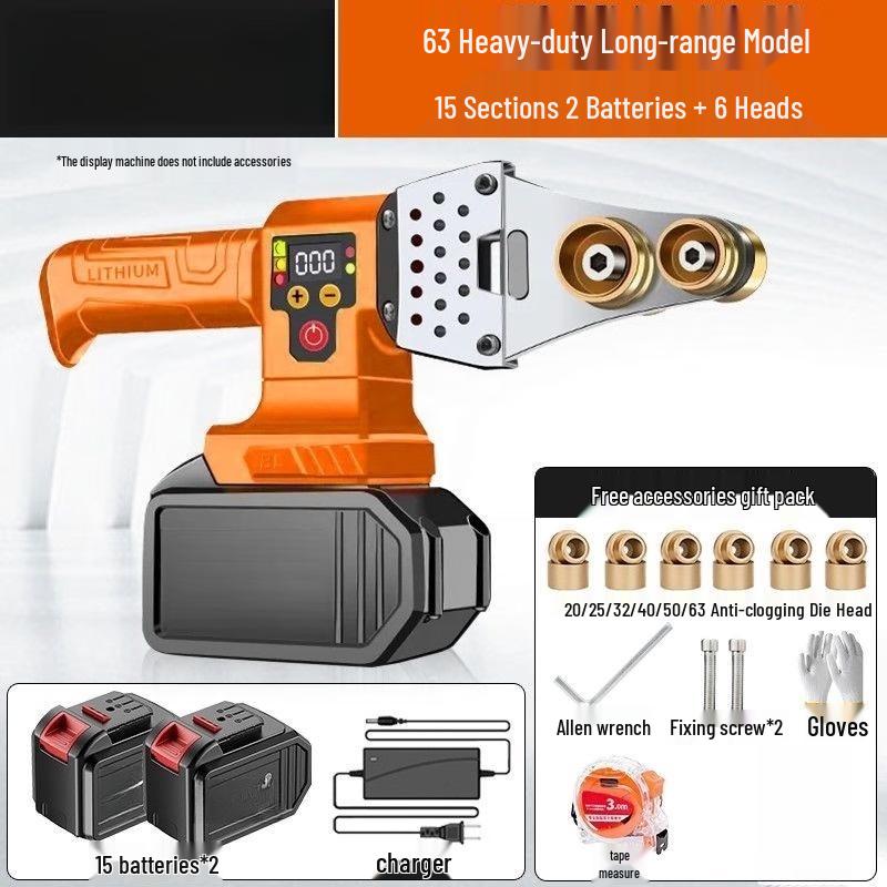 

TURBOSUN 36V Cordless PPR Pipe Hot Melt Welder CN plug (adapter included)